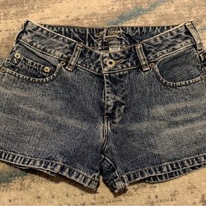 Silver Jeans Dark Blue Jean Shorts size 26